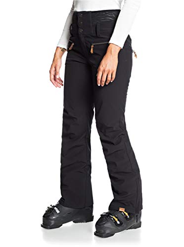 Roxy Rising High-Pantalón Shell para Nieve para Mujer, True Black, S