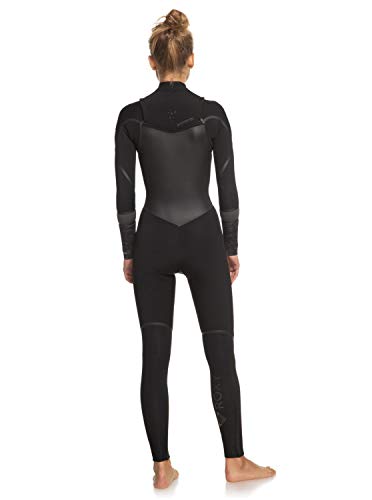 roxy Traje de Surf con Cremallera en el Pecho para Mujer Bañador, Black/Black, 14