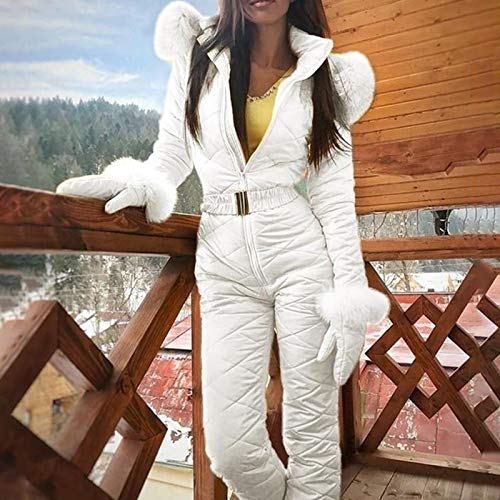 Rubyu-123 Traje de Esquí para Hombre y Mujer, Ski Jacket + Pants, Chaqueta Cálida Impermeable y Transpirable, para Esquiar en Invierno, Senderismo, Escalada, Viajes