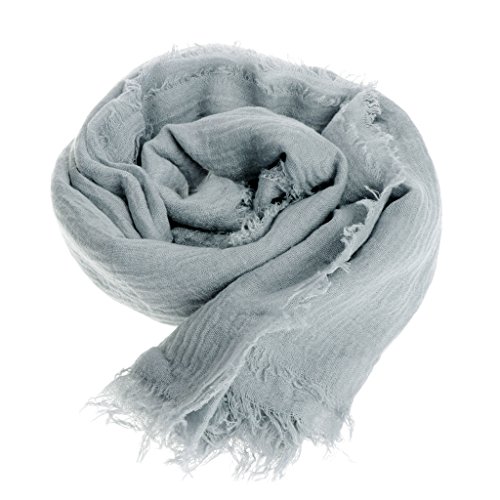 ruiruiNIE Mujeres Islam Maxi Crinkle Hijab Bufanda Bufanda Musulmana Larga Chal Robó Envoltura