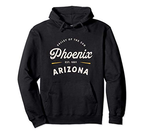 Rustic Classic Phoenix Arizona 1881 Valley Of The Sun Gift Sudadera con Capucha