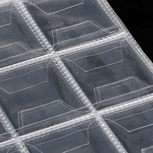 S-TROUBLE 30 Bolsillos Monederos clásicos Carpeta Páginas Hojas para Almacenamiento Colección Álbum