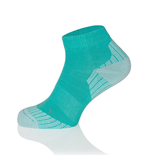 Safersox Calcetines de correr para hombre y mujer – para llevar durante días sin lavado turquesa 43-46