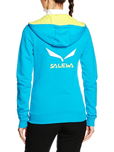 SALEWA Sudadera con Cierre Solidlogo Co W FZ HDY Azul Royal ES 38 (IT 42)