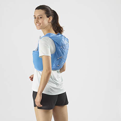 Salomon Active Skin 8 Chaleco de hidratación para mujer con SensiFit y corte femenino para trail running