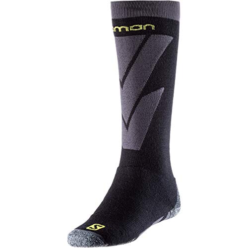 SALOMON S/Access 2-Pack 2 Pares de Calcetines Altos, Unisex Adulto, Verde/Negro (Green Gables/Black), M (39-41)