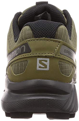 SALOMON Speedcross 4, Zapatillas de Trail Running Hombre, Verde (Grape Leaf/Burnt Olive/Black), 40 EU