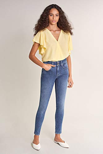 Salsa Túnica Cruzada con Volante en la Manga