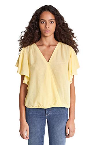 Salsa Túnica Cruzada con Volante en la Manga