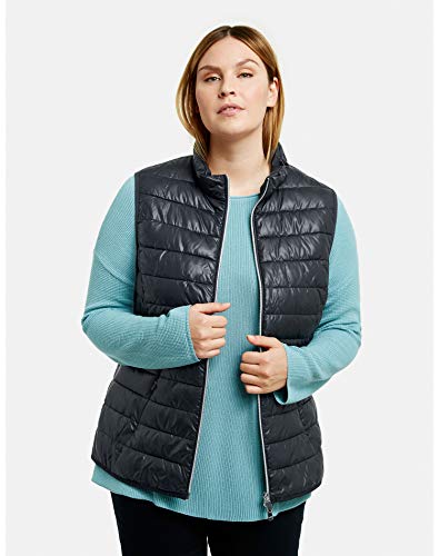 Samoon Weste Outdoor Chaqueta, Azul Marino, 56 para Mujer
