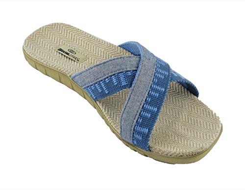 Sandalias de Playa BRASILERAS®,Cruzadas. Suela Antideslizante del 40 al 45. Hombre para Interior/Exterior. Zapatos Casual Verano