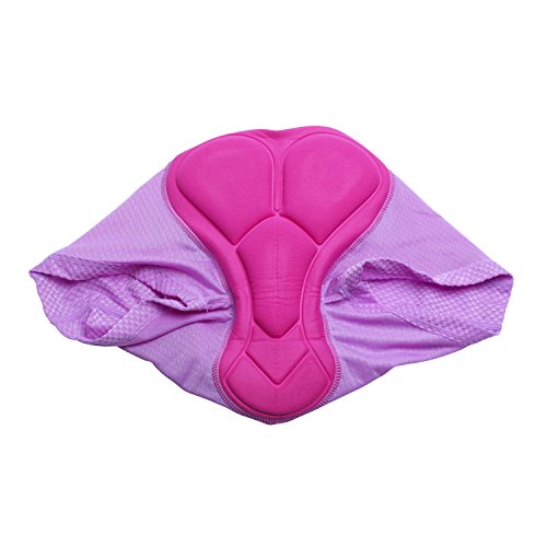 Santic Calzoncillos de Ciclismo para Mujeres,Pantalones Cortos de Bicicletas,Pantalón Interior de Ciclismo para Mujeres Violeta M