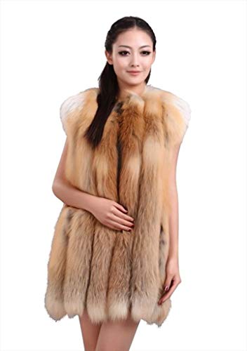 Saoirse Chaleco para mujer de piel de zorro Natural X-Small