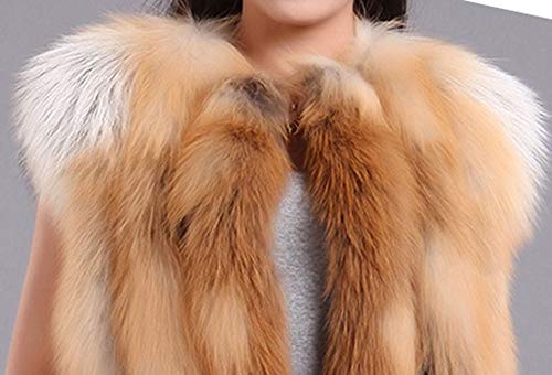 Saoirse Chaleco para mujer de piel de zorro Natural X-Small