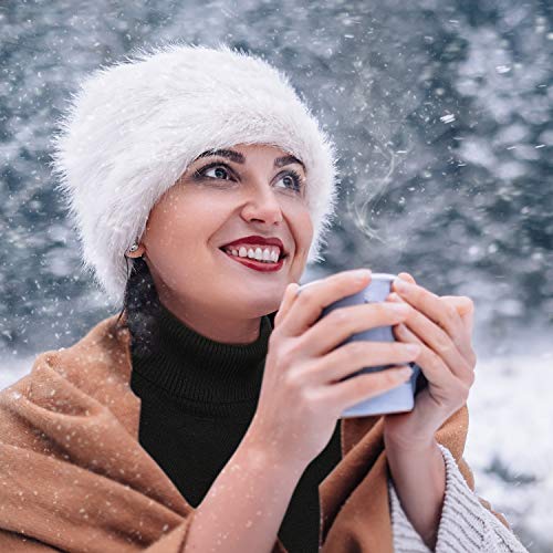 SATINIOR Cuello Simulacro Cuello de Tortuga Dickey Cuello Falso de Punto de Lana Cuello de Tortuga Desmontable Negro