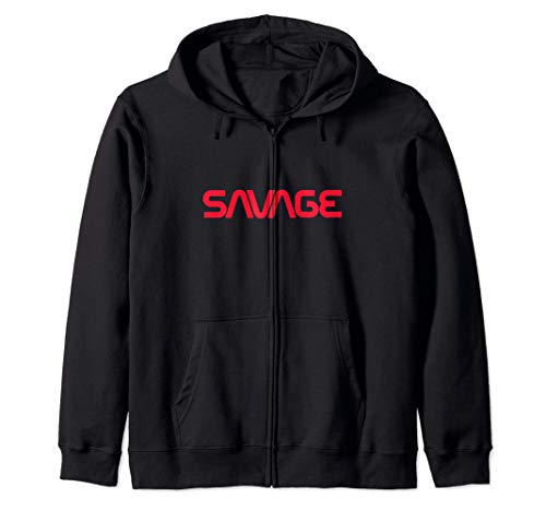 Savage Industries Red Space Logo Sudadera con Capucha