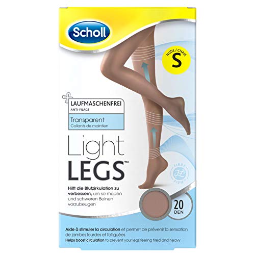 Scholl - Medias de compresión, 20 DEN, color carne