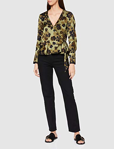 Scotch & Soda Wrap Over Top In Seasonal Prints Blusa, 0587 Combo H, M para Mujer