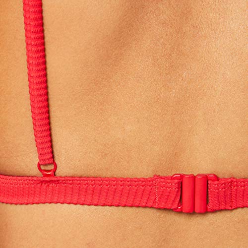 Seafolly Essentials Bralette Parte de Arriba de Bikini, Rojo (Chilli Chilli), 42 (Talla del Fabricante: 14) para Mujer