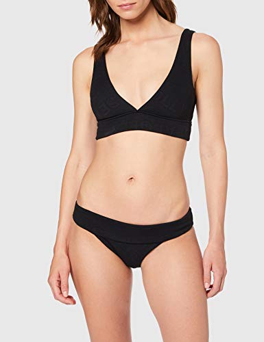 Seafolly Your Type Neck Crop Top Parte de Arriba de Bikini, Negro (Black Black), 42 (Talla del Fabricante: 14) para Mujer