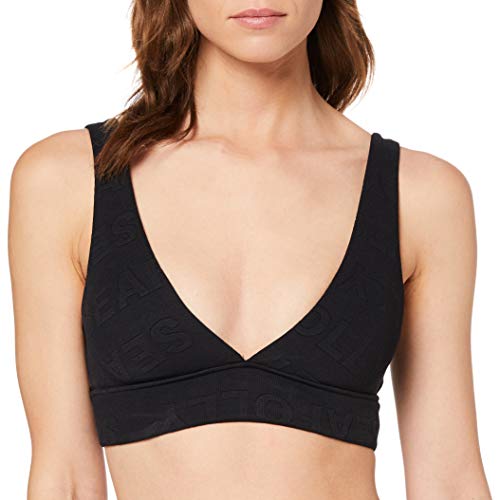 Seafolly Your Type Neck Crop Top Parte de Arriba de Bikini, Negro (Black Black), 42 (Talla del Fabricante: 14) para Mujer