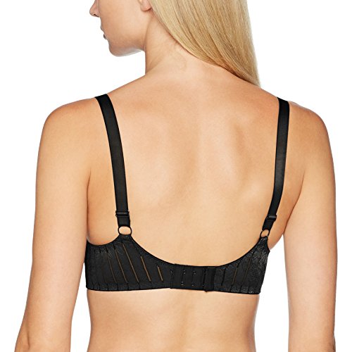 Selene Mariluz, Sujetador con Aros Para Mujer, Negro, 105C
