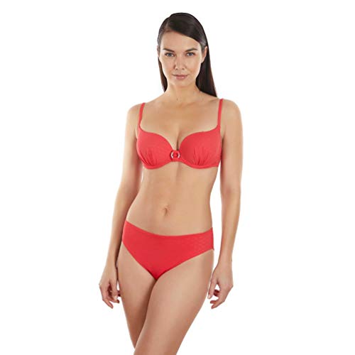 Selmark Bikini Copa B con Tejido Flocado BB317 B - Negro, 95/44