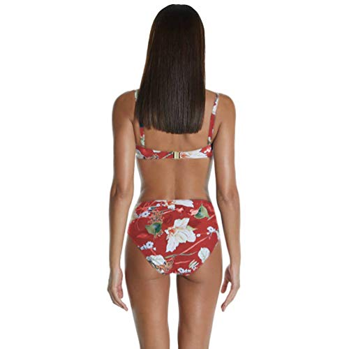 Selmark Bikini de Capacidad Copa C Estampado Floral BE211 C - Rojo, 95/44