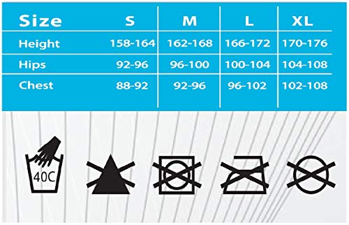 Sesto Senso® Camiseta Térmica Mujer Ropa Interior de Compresión Manga Larga Camisa Funcional Termo Activo (L, Rosa)