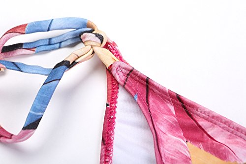 Shangrui Mujer Traje de Baño de la Serie Impreso Vendaje Traje de baño de Playa Bikini(FZSW0660)