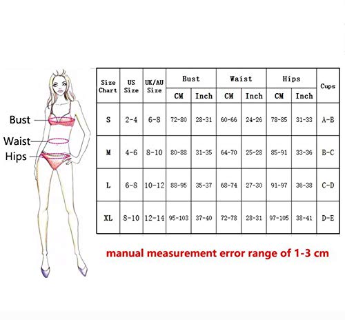 SHANGXIAN Mujer Sexy Conjunto de Bikini Trajes de baño Un Hombro Talle Alto Traje de baño de Dos Piezas,H,M