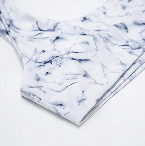 SHANGXIAN Mujer Sexy Conjunto de Bikini Trajes de baño Un Hombro Talle Alto Traje de baño de Dos Piezas,H,M