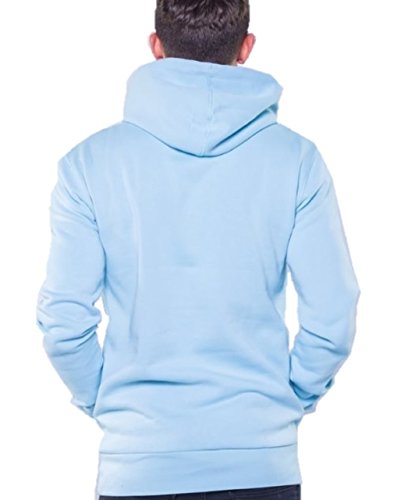 Sharkers Sudadera Azul Claro Cielo Hombre con Capucha (XL)