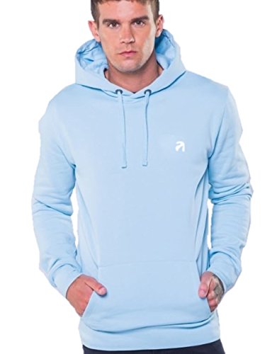 Sharkers Sudadera Azul Claro Cielo Hombre con Capucha (XL)