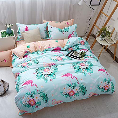 SHJIA Funda Nórdica De 3 Piezas Hecha De Poliéster-Algodón 1 Funda Nórdica 2 Fundas De Almohada Ropa De Cama De Estilo Europeo Adecuado para Cama Individual Y Cama Doble