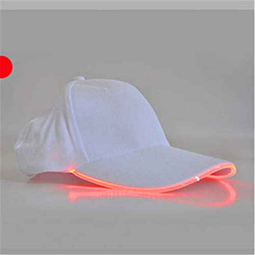 SHJIA Sombrero Luminoso Led, Gorra De Béisbol Que Brilla Intensamente Fresca En La Noche, Sombrero para El Sol Al Aire Libre