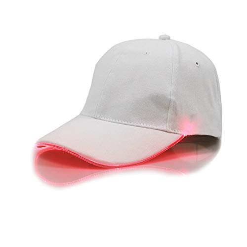SHJIA Sombrero Luminoso Led, Gorra De Béisbol Que Brilla Intensamente Fresca En La Noche, Sombrero para El Sol Al Aire Libre