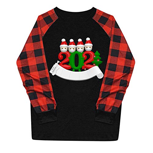 SHOBDW LiquidacióN De Ventas Camisas De Franela De Cuadros De TartáN para Mujeres Roll Up Manga Casual OtoñO Invierno Tops De Manga Larga Blusa De Botones(Rosa,S)