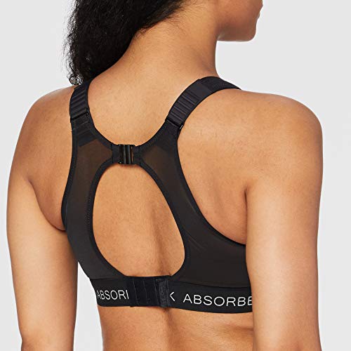 Shock Absorber Ultimate Run Bra Padded Sujetador Deportivo, Negro (Noir Bsv), 100B para Mujer