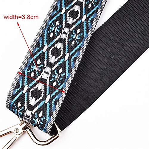 Shop-PEJ Nuevas Bolsas Correa Strap Ajustable Metal Hebilla Bolsa Cinturón Moda Moda Bolso Accesorios de Viaje Hombres Bolsas Cadena para Mujer Bolso/Monedero (Color : D)