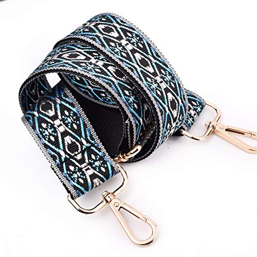 Shop-PEJ Nuevas Bolsas Correa Strap Ajustable Metal Hebilla Bolsa Cinturón Moda Moda Bolso Accesorios de Viaje Hombres Bolsas Cadena para Mujer Bolso/Monedero (Color : D)