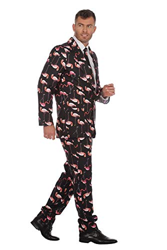 shoperama Disfraz de flamenco para hombre, con corbata, chaqueta de chaqueta, pantalones, carnaval, fiesta, JAG Cool, talla: 54