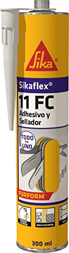 Sikaflex 659705 11 FC+, Adhesivo multiusos y sellador de juntas elástico, Beige, 300ml