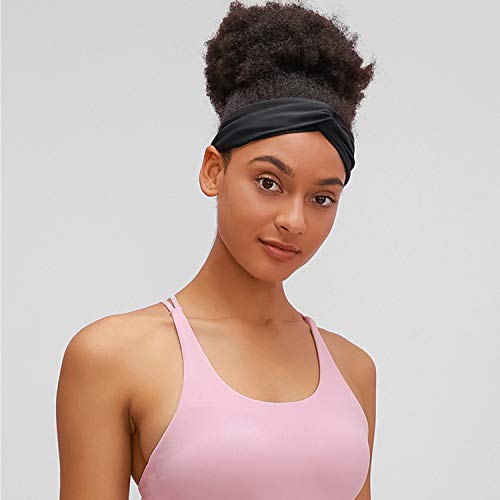 SIMIN 8 pcs Cinta de Pelo Mujer, Venda de Pelo Elástica Turbantes Diademas de Nudo Cinta para Pelo de Algodón Deporte Nudo Banda para Cabello Yoga