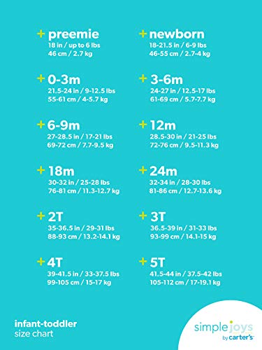 Simple Joys by Carter's Conjunto de 2 vestidos de manga corta y sin mangas para bebés y niñas ,Navy Dot/Mint Bird ,24 Months