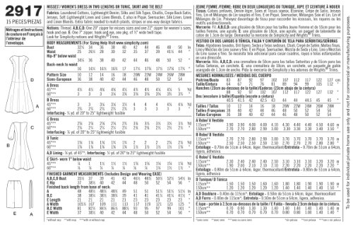 Simplicity 2917 BB - Patrones de Costura para Vestidos de Mujer (Tallas Grandes)