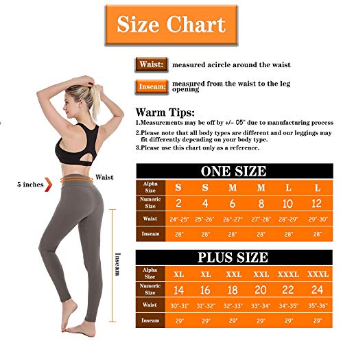 SINOPHANT Mallas de Deporte de Mujer, Leggins Pantalon Deporte Yoga, Leggings Mujer Fitness Suaves Elásticos Cintura Alta para Reducir Vientre