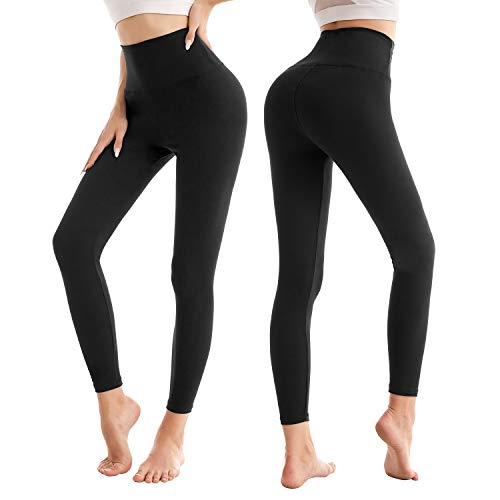 SINOPHANT Mallas de Deporte de Mujer, Leggins Pantalon Deporte Yoga, Leggings Mujer Fitness Suaves Elásticos Cintura Alta para Reducir Vientre