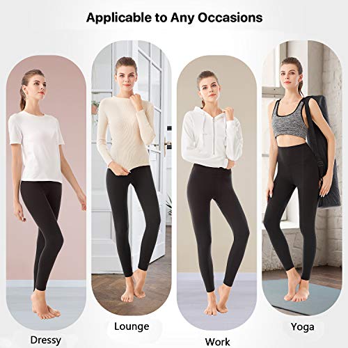 SINOPHANT Mallas de Deporte de Mujer, Leggins Pantalon Deporte Yoga, Leggings Mujer Fitness Suaves Elásticos Cintura Alta para Reducir Vientre