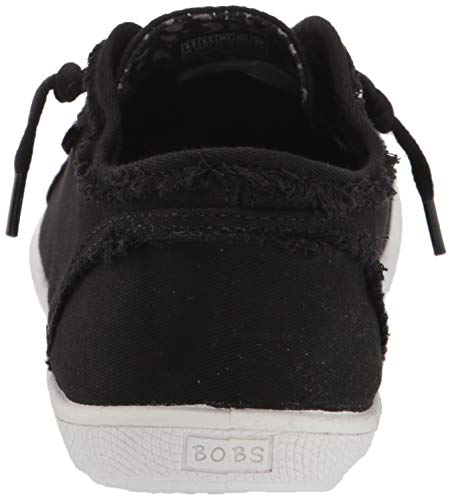 Skechers Bobs B Cute, Zapatillas Mujer, Negro (Black Canvas Black), 38.5 EU